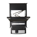 Eaton Tripp Lite 16-Port DisplayPort KVM Switch Console with 17" LCD, IP Remote, Dual Rail, 1U Rack, TAA