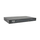 Eaton Tripp Lite NetDirector B064-008-01-IPG 8-Port Cat5 KVM over IP Switch with Virtual Media, Dual Power, 1 Local & 1 Remote User, 1U Rackmount, TAA