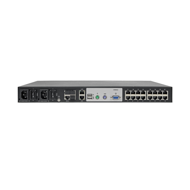 Eaton NetDirector B064-016-01-IPG 16-Port Cat5 KVM over IP Switch with Virtual Media, Dual Power, TAA-Compliant