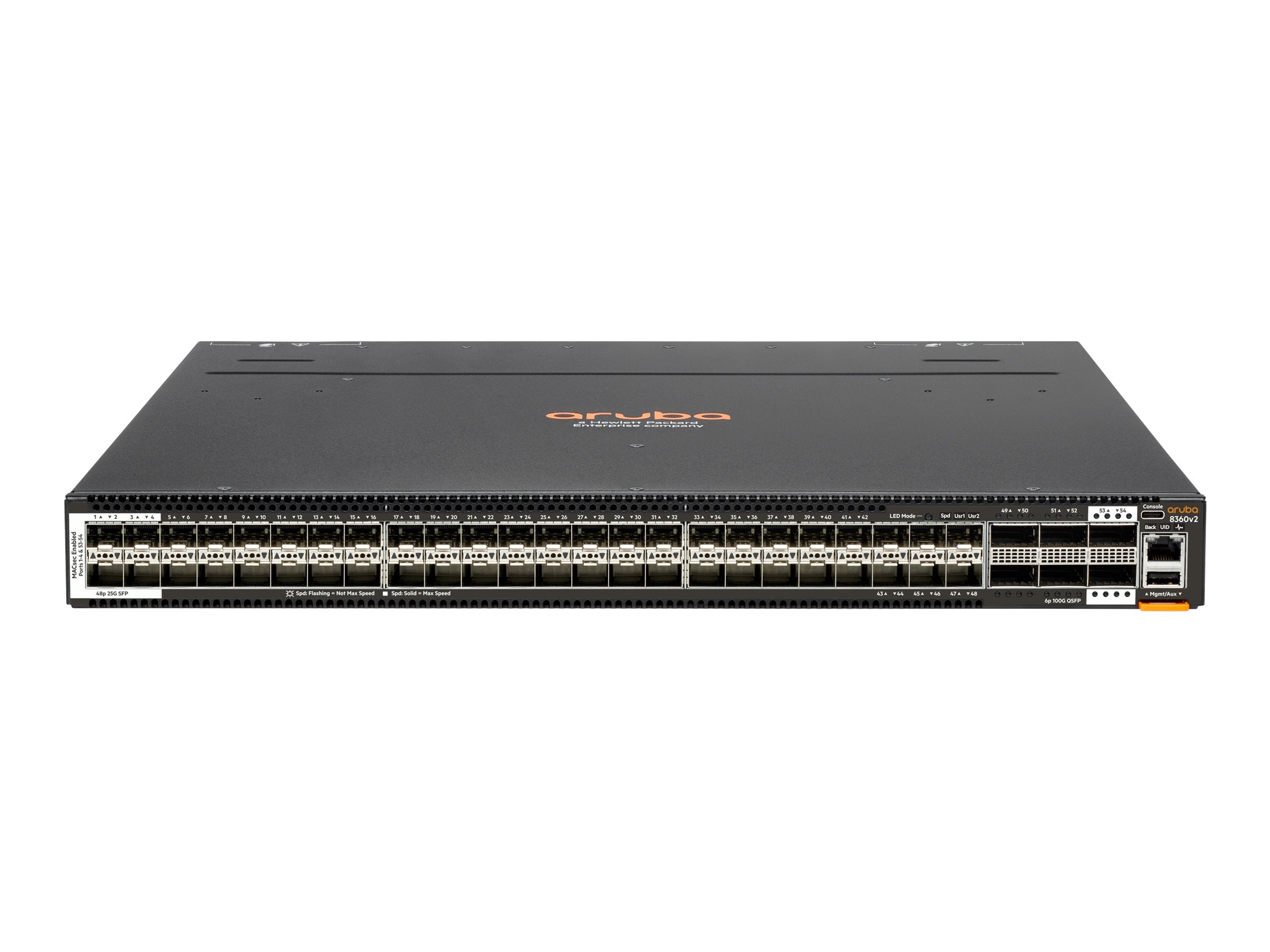 HPE Aruba CX 8360-48Y6C v2 48-Port 25G L3 Managed Switch | JL704C#ACC ...