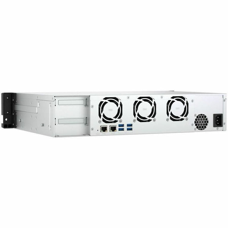 QNAP TS-855eU-8G 2U Short-Depth Rackmount NAS, Intel Atom C5125 Octa-Core 2.8GHz, 8GB DDR4, 8-Bay, 2.5GbE, PCIe Expandable – SAN/NAS Storage System