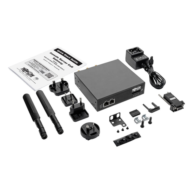 Eaton Tripp Lite B093-008-2E4U-V 8-Port Console Server with 4G LTE, Dual GB NIC & Dual SIM