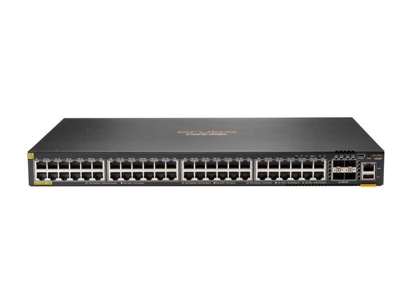 HPE Aruba Networking CX 6200F 48G Class-3 4SFP Managed Layer 3 Switch (S0G15A