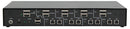 iPGARD 4-Port Secure Pro Single-Head DP/HDMI KVM Switch with Audio and CAC (SAHDN-4S-P)
