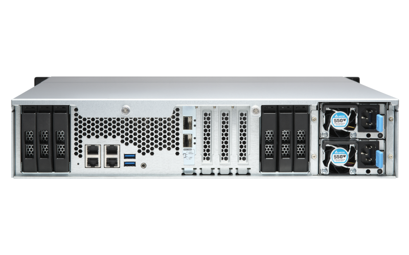 QNAP TS-H1886XU-RP-R2-D1622-32G 18-Bay 2U Rackmount ZFS-Based SAN/NAS Storage System