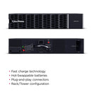 CyberPower Extended Battery Module Rack/Tower 36VDC 2U for OL UPS Systems (BP36VL2U01)