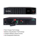 CyberPower Extended Battery Module 48V Rack/Tower 2U for Smart App UPS (BP48VP2U02TAA)