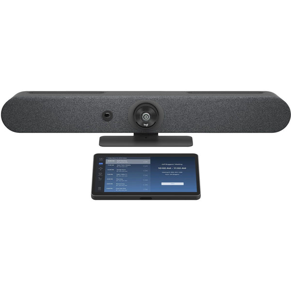 Logitech Rally Bar Mini & Tap with Cat5e (Graphite) – Small Room Video Conferencing Kit