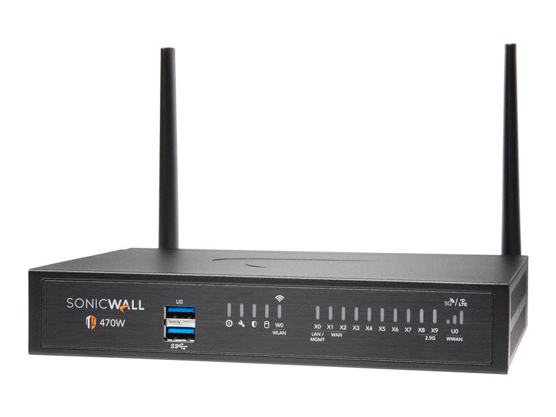 SonicWall TZ470W Threat Edition with 1-Year TotalSecure – Wi-Fi 5 Security Appliance
