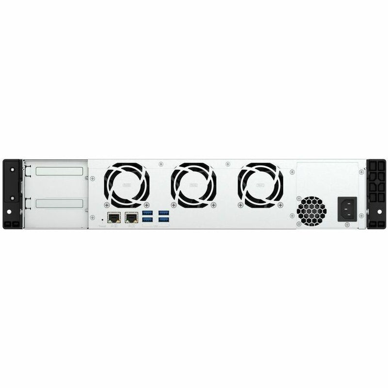 QNAP TS-855eU-8G 2U Short-Depth Rackmount NAS, Intel Atom C5125 Octa-Core 2.8GHz, 8GB DDR4, 8-Bay, 2.5GbE, PCIe Expandable – SAN/NAS Storage System