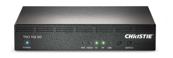Christie Terra Transmitter Receive uncompressed data through extensive connectivity options