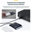 StarTech Secure 4-Port Quad-Head DVI-I KVM Switch with Audio and CAC (CK4-D404C)