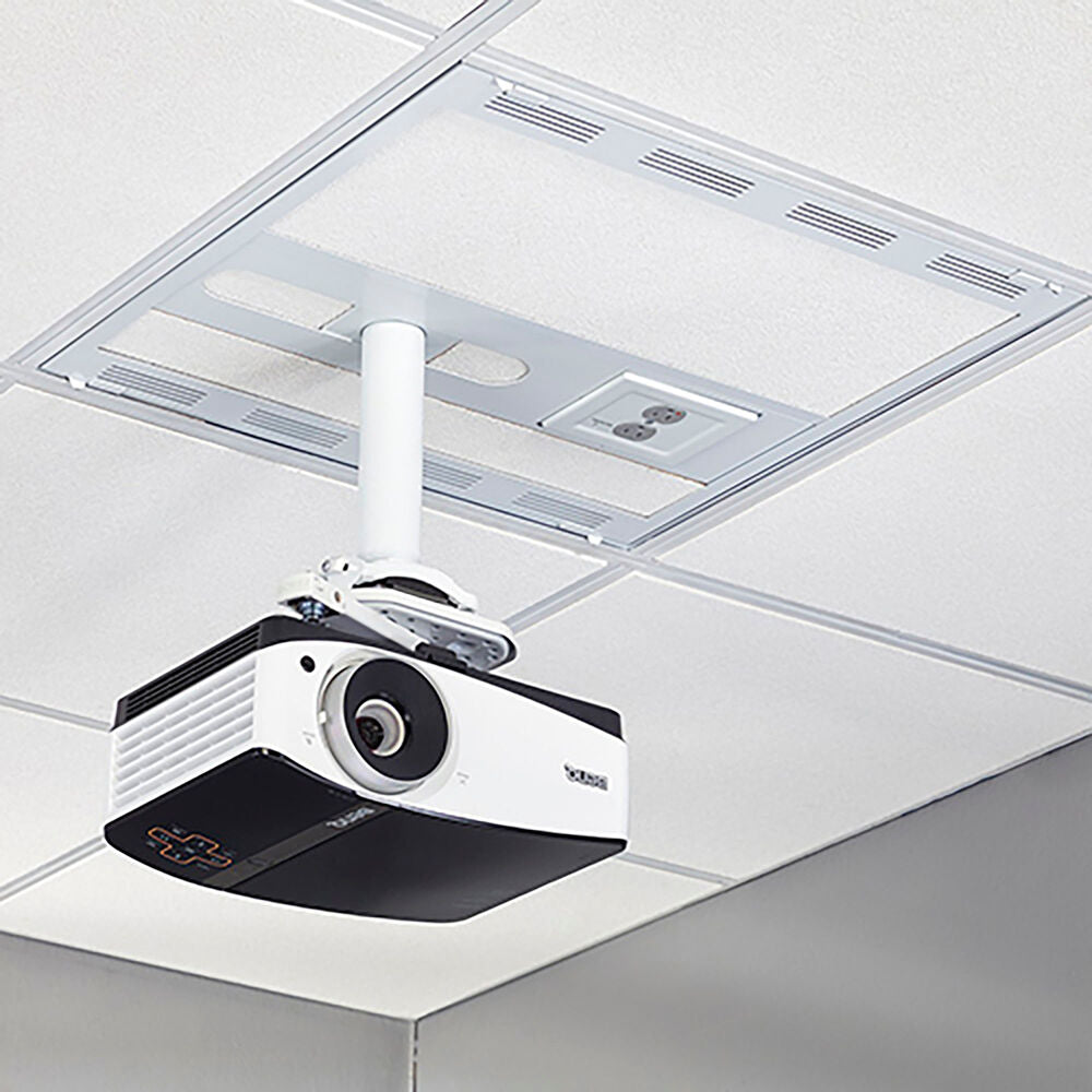 Ceiling Storage Box Chief CMS492CP2 Plenum Ceiling Storage Box with Surge-Protected Power ...