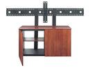 AVTEQ Custom 2-Bay Veneer Technology Credenza with Integrated Display Mount