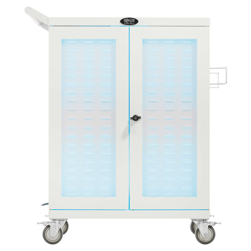 Eaton Tripp Lite Safe-IT 32-Device UV Charging Cart, Hospital-Grade, White