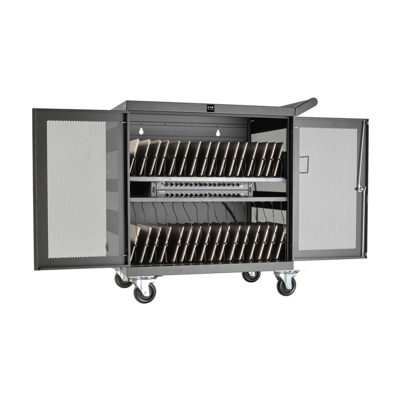 Eaton Tripp Lite CSC32USB 32-Port USB Charging Station Cart for Tablets & Mobile Devices