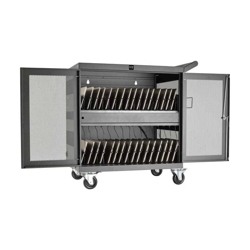 Eaton Tripp Lite CSC32USB 32-Port USB Charging Station Cart for Tablets & Mobile Devices