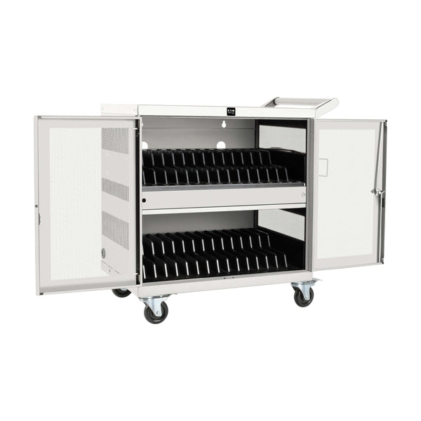 Eaton Tripp Lite CSC32USBW 32-Device USB Charging Station Cart – White