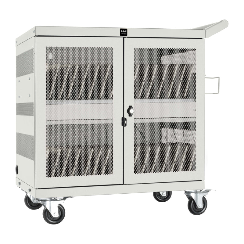 Eaton Tripp Lite CSC32USBW 32-Device USB Charging Station Cart – White