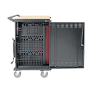 Eaton CSC45AC 45-Device AC Mobile Charging Cart for Laptops & Chromebooks, 120V, NEMA 5-15P, Black