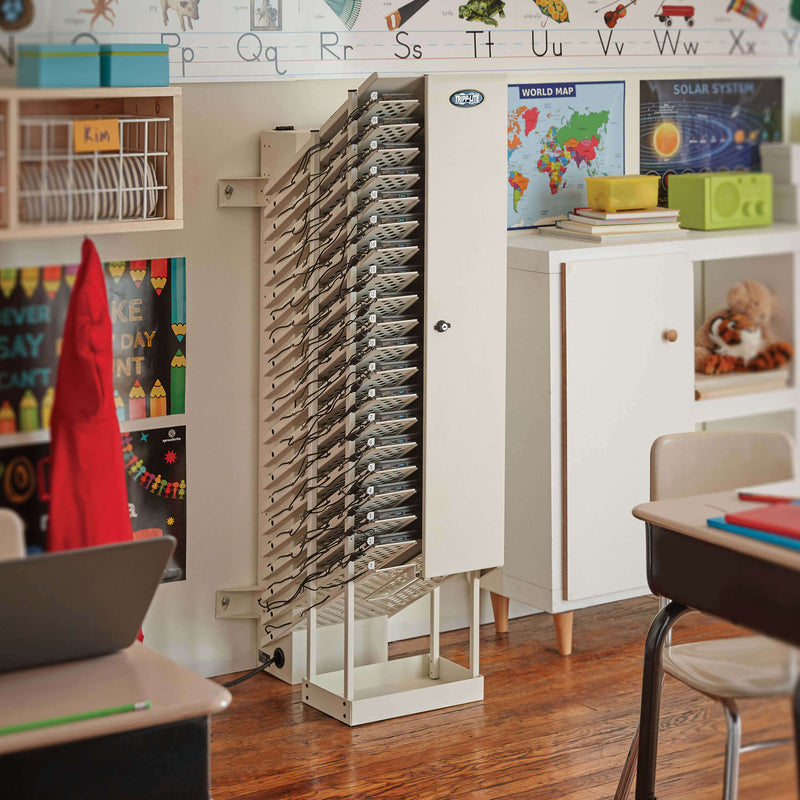 Eaton CST32AC 32-Device AC Charging Towers – Dual 16-Unit Set, White