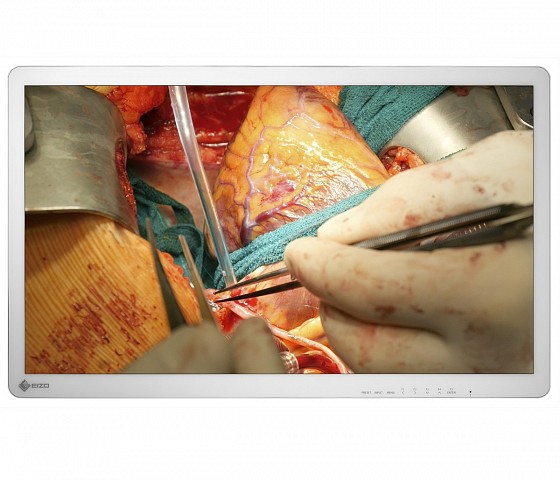EIZO CuratOR EX3242 32" 4K UHD Surgical LCD Monitor with HDR, Optical Bonding, and BT.2020 Color Gamut - White