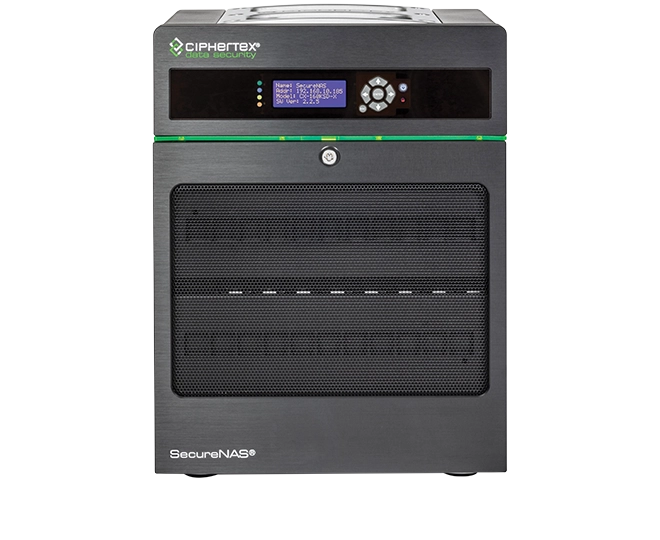 Ciphertex, Llc 120Tb Securenas Cx-160Kssd-X. Portable, Ruggedized 16 Bay Nas With 16 Hot Swappa
