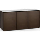 Salamander Designs Berlin 3-Bay Low-Profile Wall Cabinet – Wenge, Wave-Texture