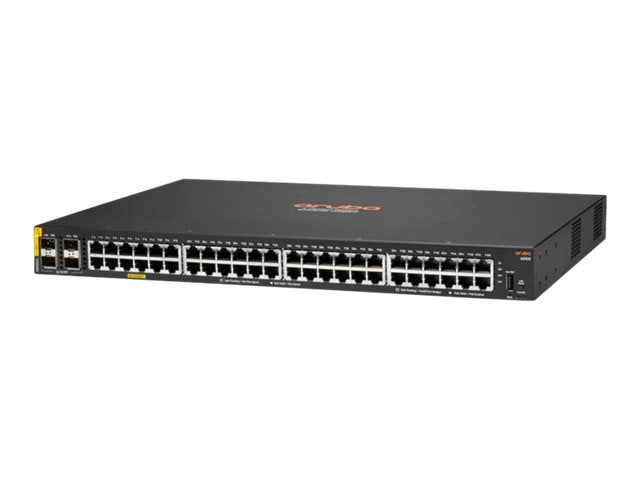 HPE Aruba Networking CX 6000 48G Class4 PoE 4SFP 370W Switch (R8N85A