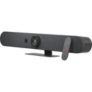 Logitech Rally Bar Mini & Tap with Cat5e (Graphite) – Small Room Video Conferencing Kit