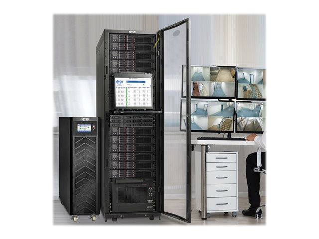 Eaton Tripp Lite SmartOnline 20kVA/kW 3-Phase Double-Conversion UPS (S3M20K-NIB) – Unity PF, No Internal Batteries, External Battery Required