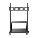 Heavy-Duty Rolling TV Cart for 60”–105” Displays with Locking Casters