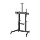 Eaton Safe-IT DMCS70120AMUL Heavy-Duty Rolling Cart for 70"–120" Displays, UL Certified, Antimicrobial