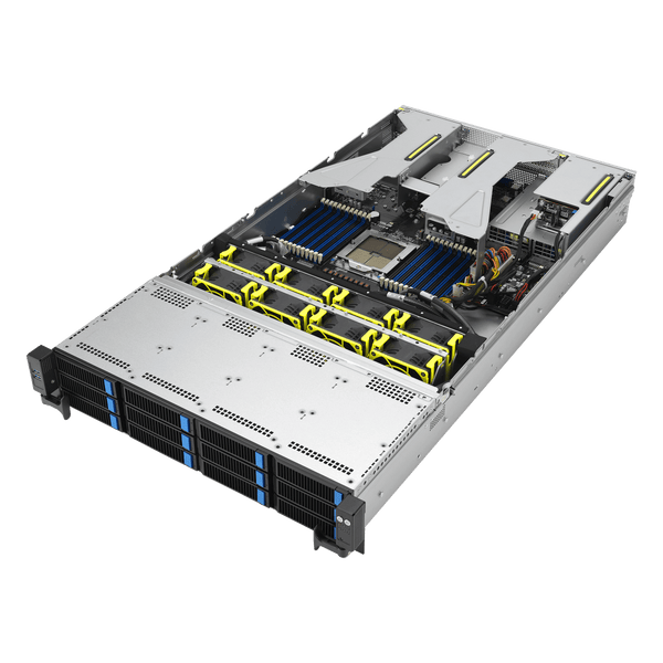 ASUS RS520A-E12-RS12U-16W1G2.5R 2U Rack Server – AMD EPYC™ 9004, DDR5, PCIe 5.0, Dual GPU Support