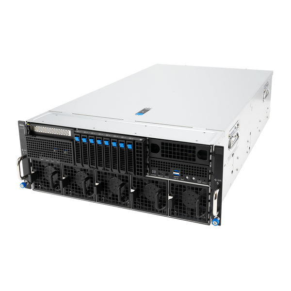 ASUS ESC8000A-E13P-32W 4U NVIDIA MGX Server – Dual AMD EPYC 9005, 8×GPU, 3200W PSU