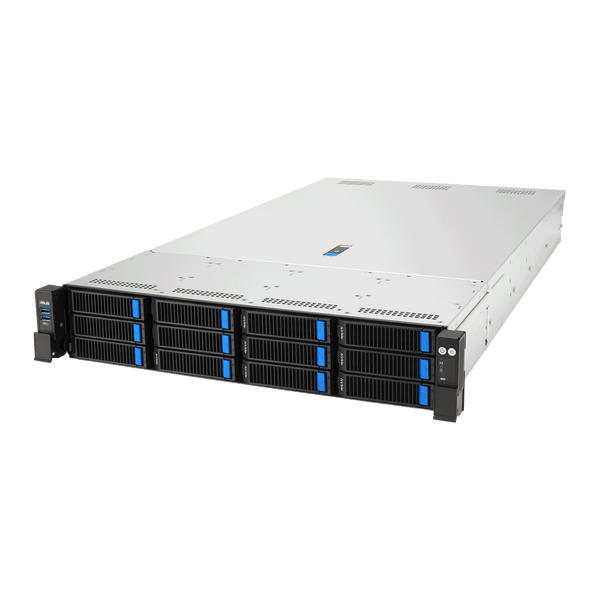 ASUS RS720A-E13-RS12U 2U Rack Server with Dual AMD EPYC 9005 CPUs and 12-Bay Hot-Swap Storage (27KW10G)