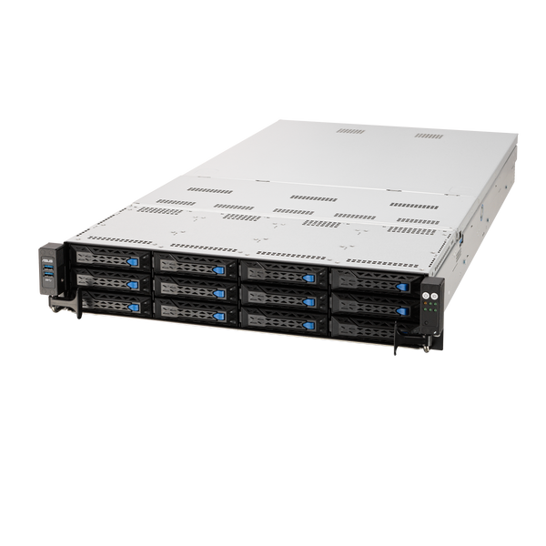 ASUS RS720A-E11-RS12E Dual-Socket 2U GPU Server | AMD EPYC 7003 | 12 Bays | 9 PCIe 4.0 | ASMB10-iKVM