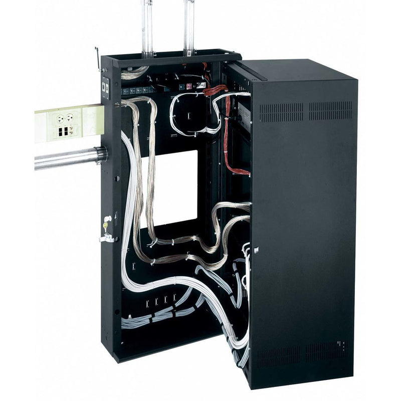 Middle Atlantic DWR-21-22PD Wall Mount Rack Cabinet - Versatile and Tool-Free Installation Middle Atlantic