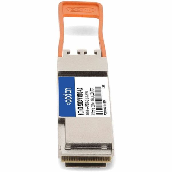 AddOn Fujitsu® HCD00D20I0000-0-4WDM-40 Compatible TAA 100GBase-4WDM-40 QSFP28 Transceiver (SMF, 1295nm to 1309nm, 40km, LC, DOM, -40 to 85C)