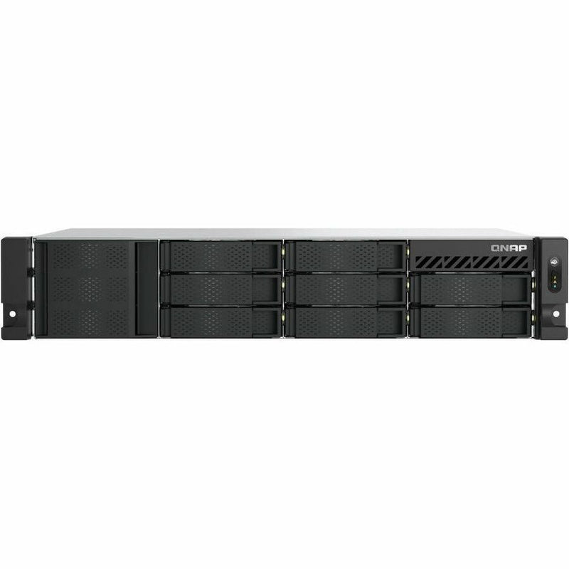 QNAP TS-855EU-RP-8G Short-Depth 2U Rackmount NAS, 8-Core, 8GB RAM, 2.5GbE, PCIe Expandable