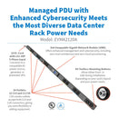 Eaton 3-Phase Managed Rack PDU G4, 120/208V, 24 Outlets, 16A, 5.8kW, L21-20P, 0U Vertical
