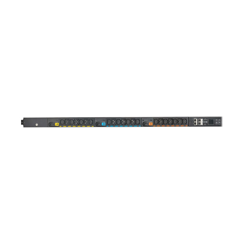 Eaton Universal-Input Managed Rack PDU G4, 208V/415V, 42 Outlets, End-Entry, 72" 0U Vertical