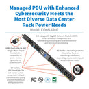 Eaton EVMAL630B Single-Phase Managed Rack PDU G4, 208V, 20 Outlets, 24A, 5.8kW, L6-30P, 10 ft. Cord, 0U Vertical