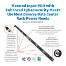 Eaton 3-Phase Metered Input Rack PDU G4, 208V, 42 Outlets, 40A, 14.4kW, CS8365 Plug, 10 ft Cord, 0U Vertical