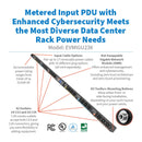 Eaton Universal-Input Metered Rack PDU G4, 208V/415V, 42 Outlets, 0U Vertical, Input Cable Sold Separately