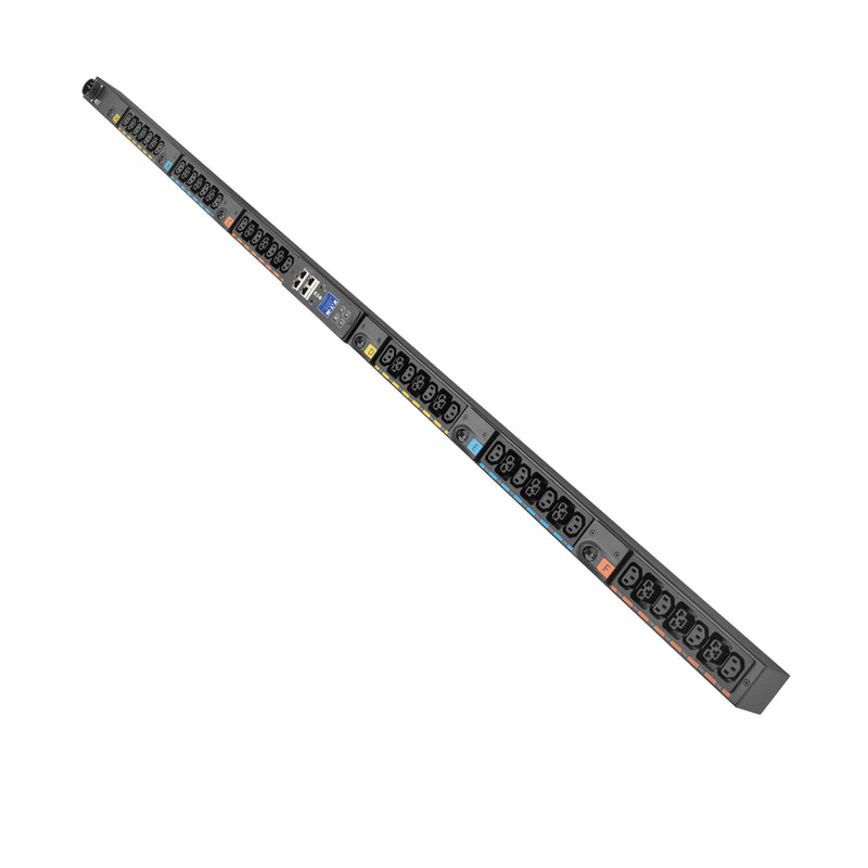 Eaton Universal-Input Metered Rack PDU G4, 208V/415V, 42 Outlets, 0U Vertical, Input Cable Sold Separately