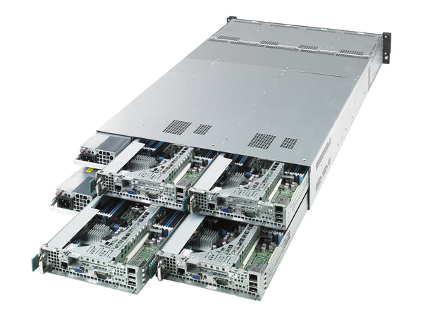 ASUS RS724Q-E7/RS12 4-Node Cluster 2U Rackmount Server Barebone – Intel C602-A, No CPU, No RAM, No HDD, AST2300, InfiniBand, Gigabit Ethernet