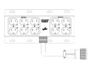 Eaton LPC2675 ePDU Basic 0U Rack-Mount Power Distribution Unit, 120V, 2.88kW, 10 NEMA 5-15 Outlets, TAA Compliant