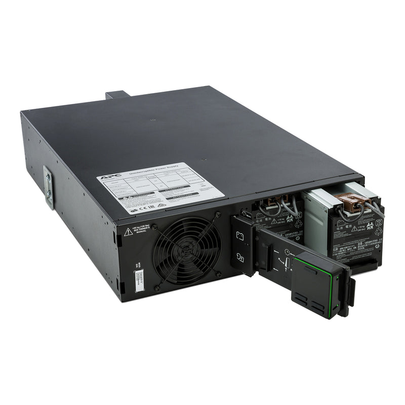 APC Smart-UPS On-Line 5.4kVA 208V Rackmount 3U UPS with L6-20R/L6-30R, Network Card, SmartSlot, and Rail Kit [TAA]