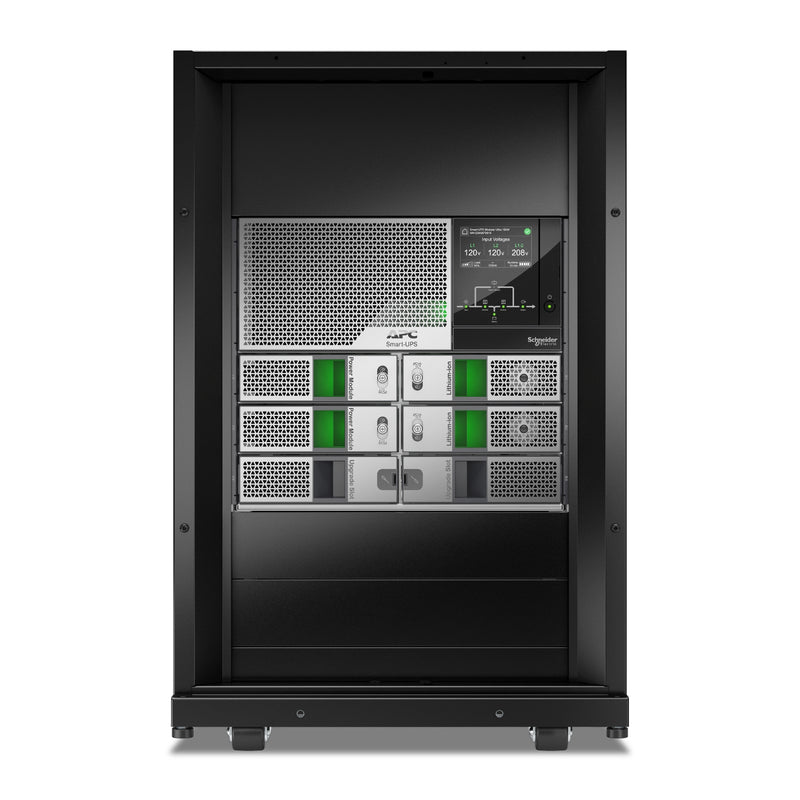 APC Smart-UPS Modular Ultra, 10kW to 15kW, 18U Tower, Li-Ion, 208/240V, NMC, Extended Runtime [SRYL10K15XLT18]
